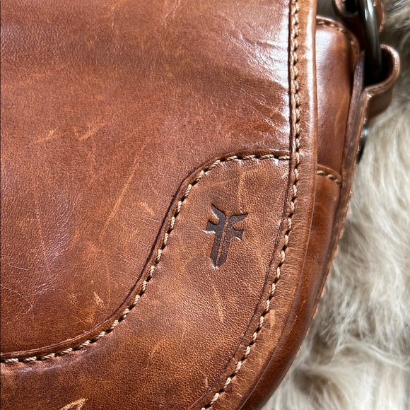 Frye Brown Leather Crossbody Bag - Picture 5 of 8
